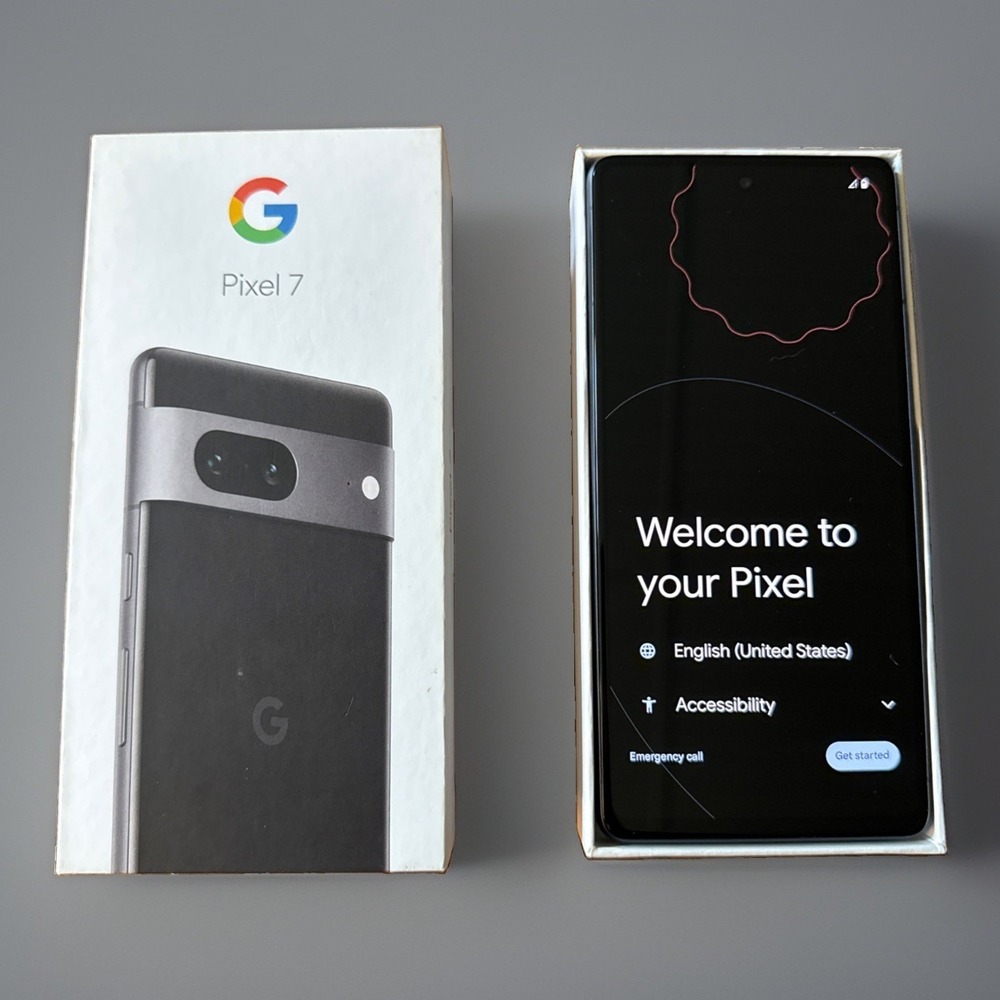 Google Pixel 7 128 GB Obsidian Unlocked - Great for Custom Android ROMs | New